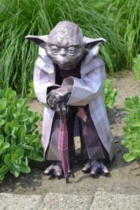 Star wars; Papercraft; papermodel; modèle en papier; how to; Home made; real size; Diy papercraft; Maître Yoda 